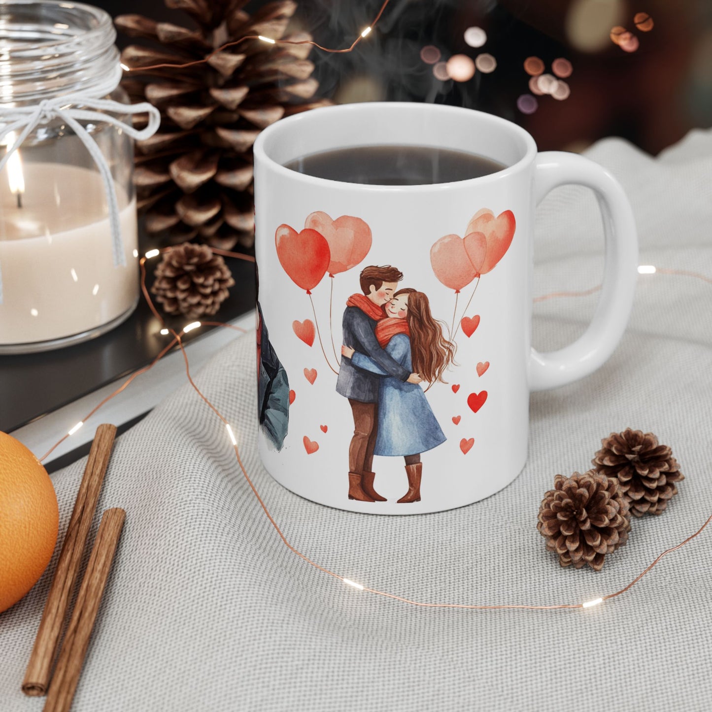 Happy Valentine's Day - Ceramic Mug, (11oz, 15oz) - 11592