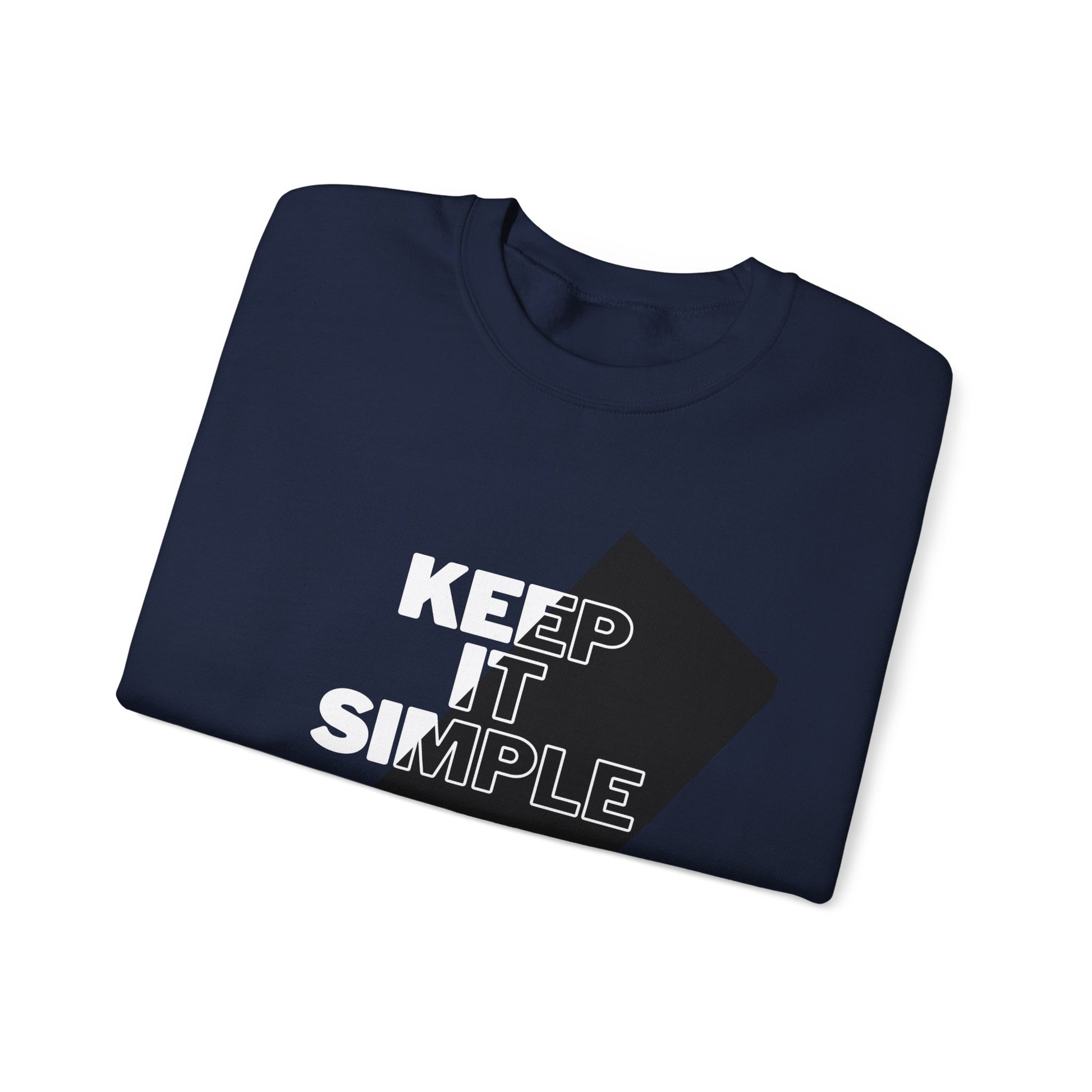 Keep It Simple - Unisex Heavy Blend™ Crewneck Sweatshirt | Crew neck,DTG,Embroidery,Men's Clothing,Neck Labels,Regular fit,Sweatshirts,TikTok,Unisex,Women's Clothing