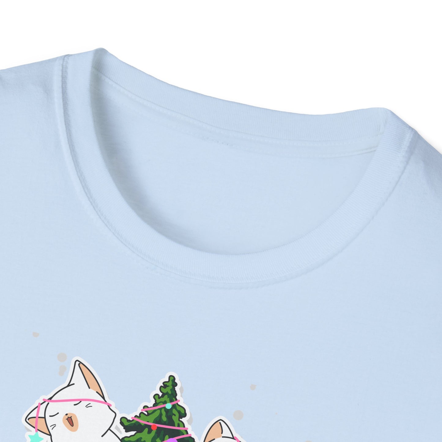 Meowy Christmas - Unisex Softstyle T-Shirt - 10078