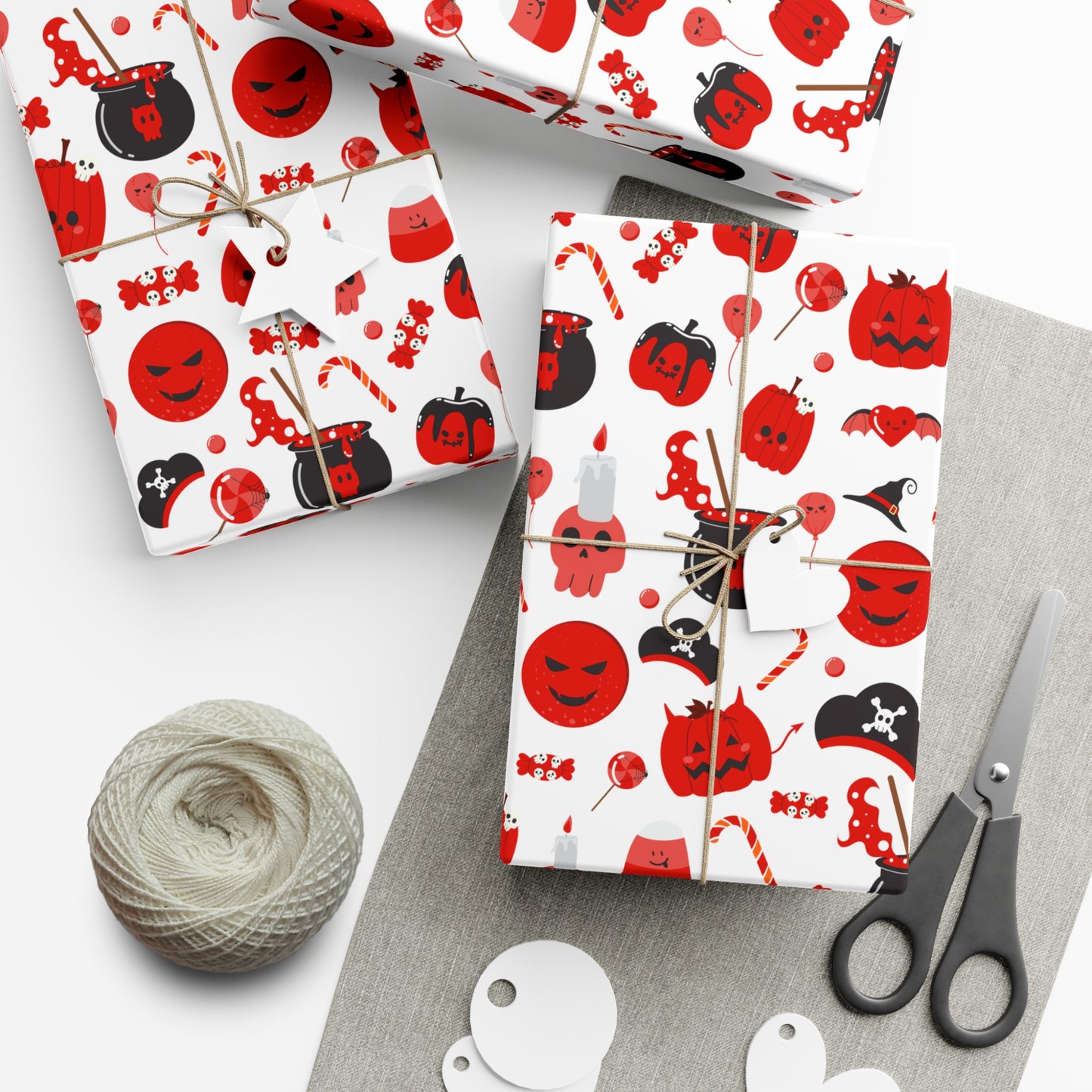 Red Halloween - Gift Wrap Papers