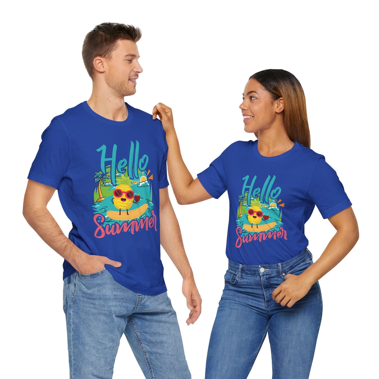 Hello Summer - Unisex Jersey Short Sleeve Tee - 13088