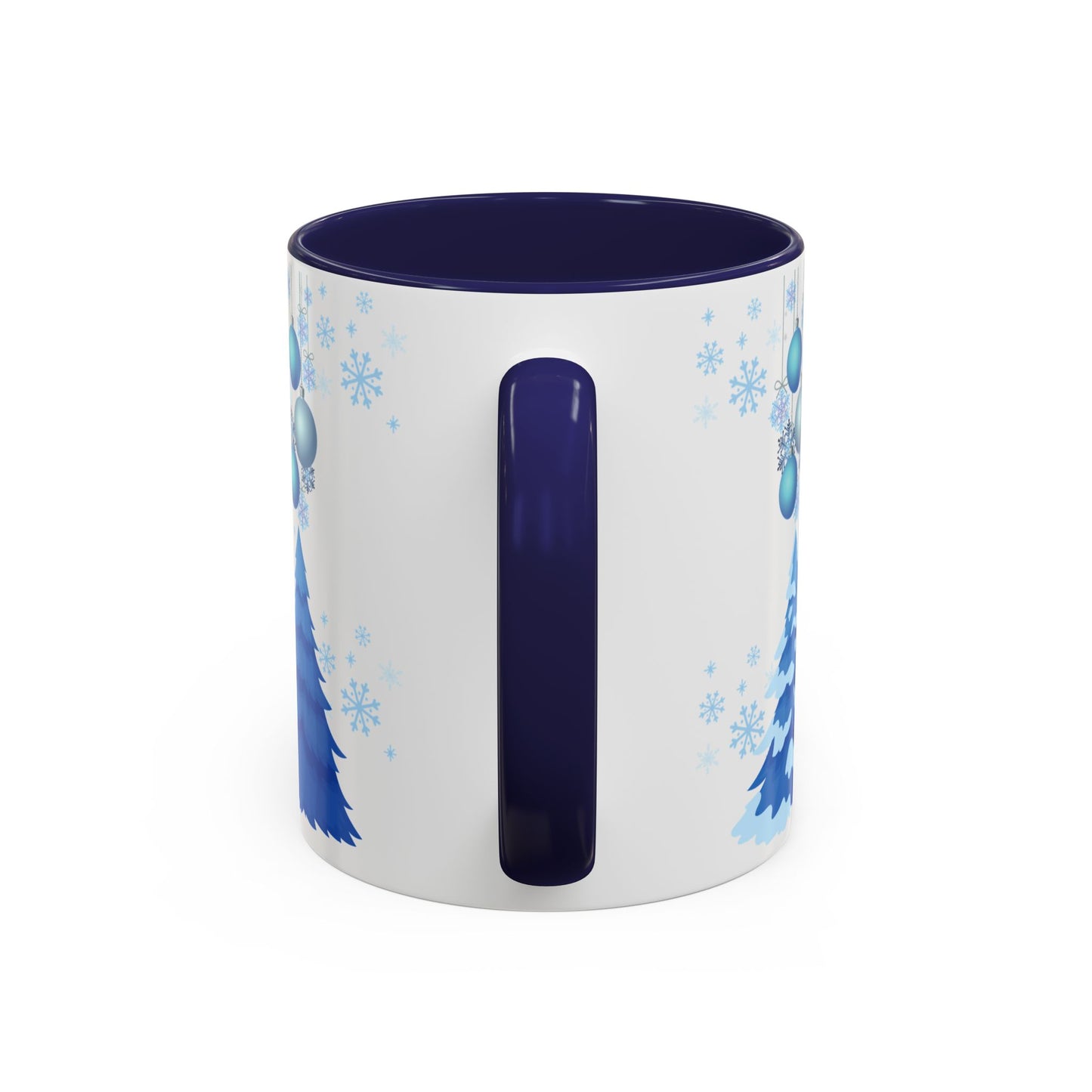 Blue Christmas - Accent Coffee Mug (11, 15oz)