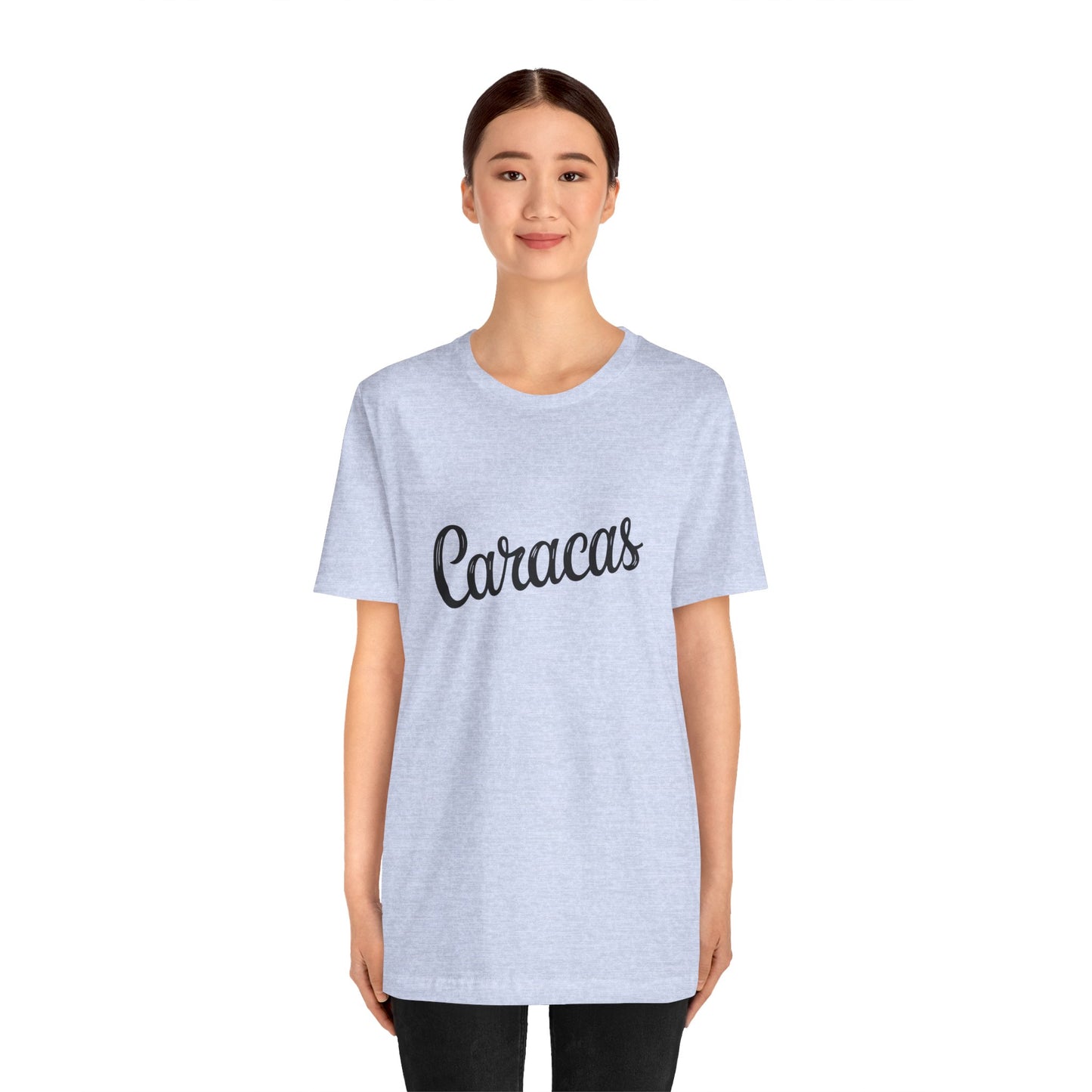 Caracas Unisex Jersey Short Sleeve Tee - Casual Graphic T-Shirt for Everyday Wear - 12270
