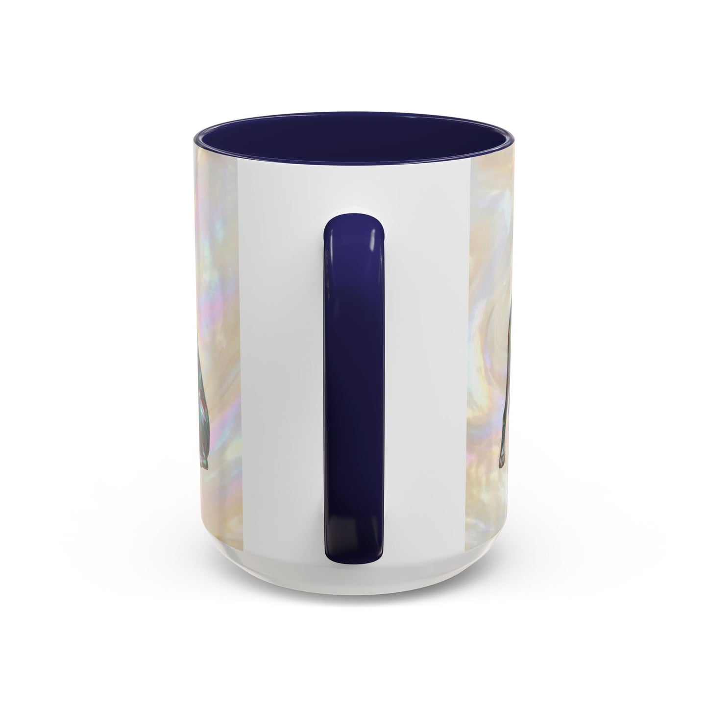Personalized Great Dane Dog Mug — Stained Glass Design (11/15 oz) - 14550