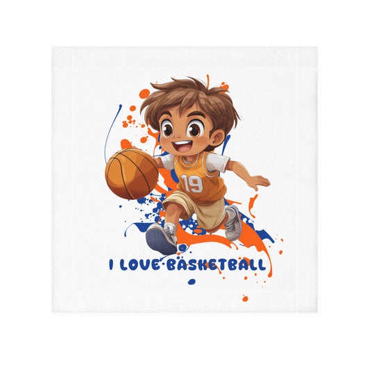 Kids: I Love Basketball - Face Towel