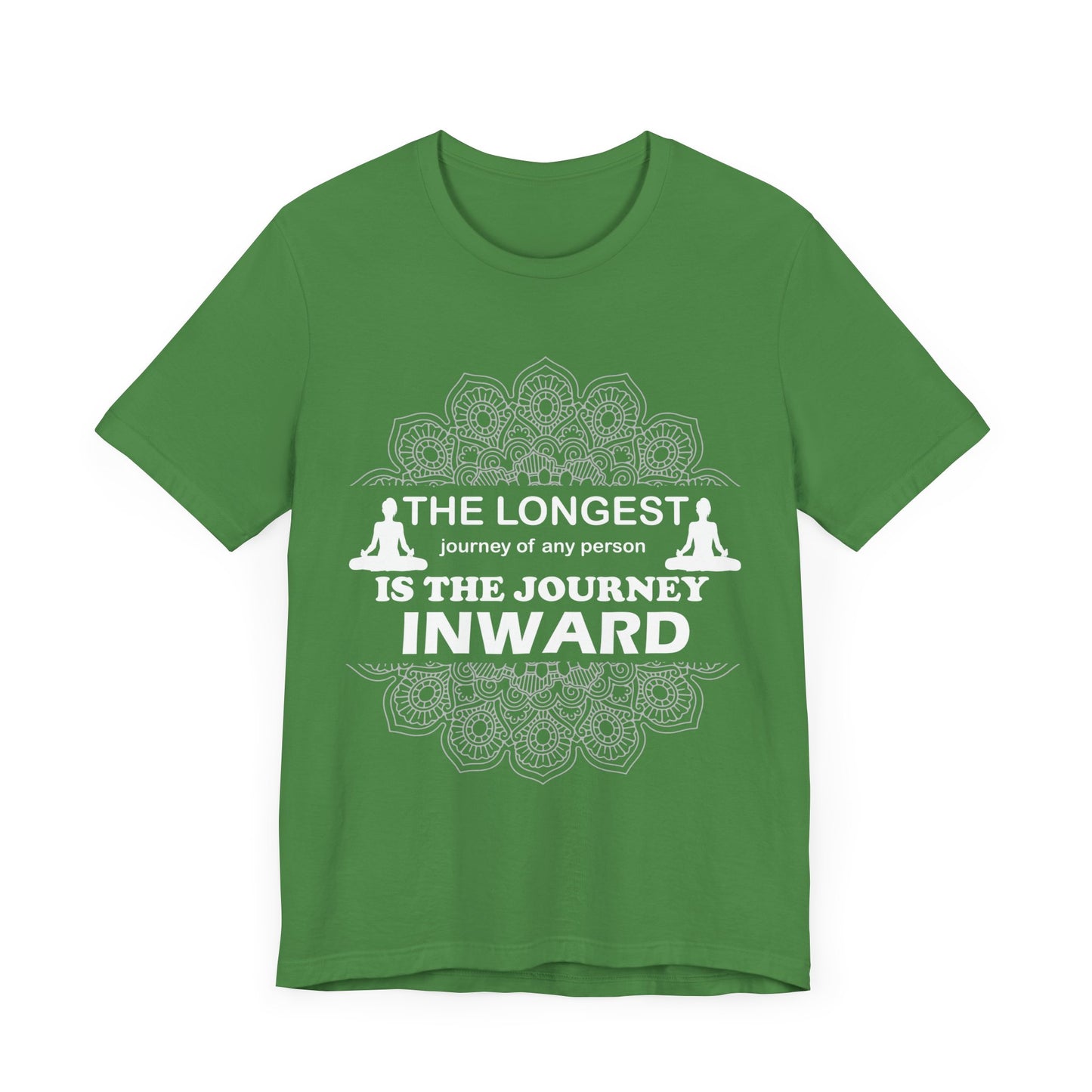 Yoga: The Longest Journey Of Any Person Is The Journey Inward - Unisex Jersey Short Sleeve Tee