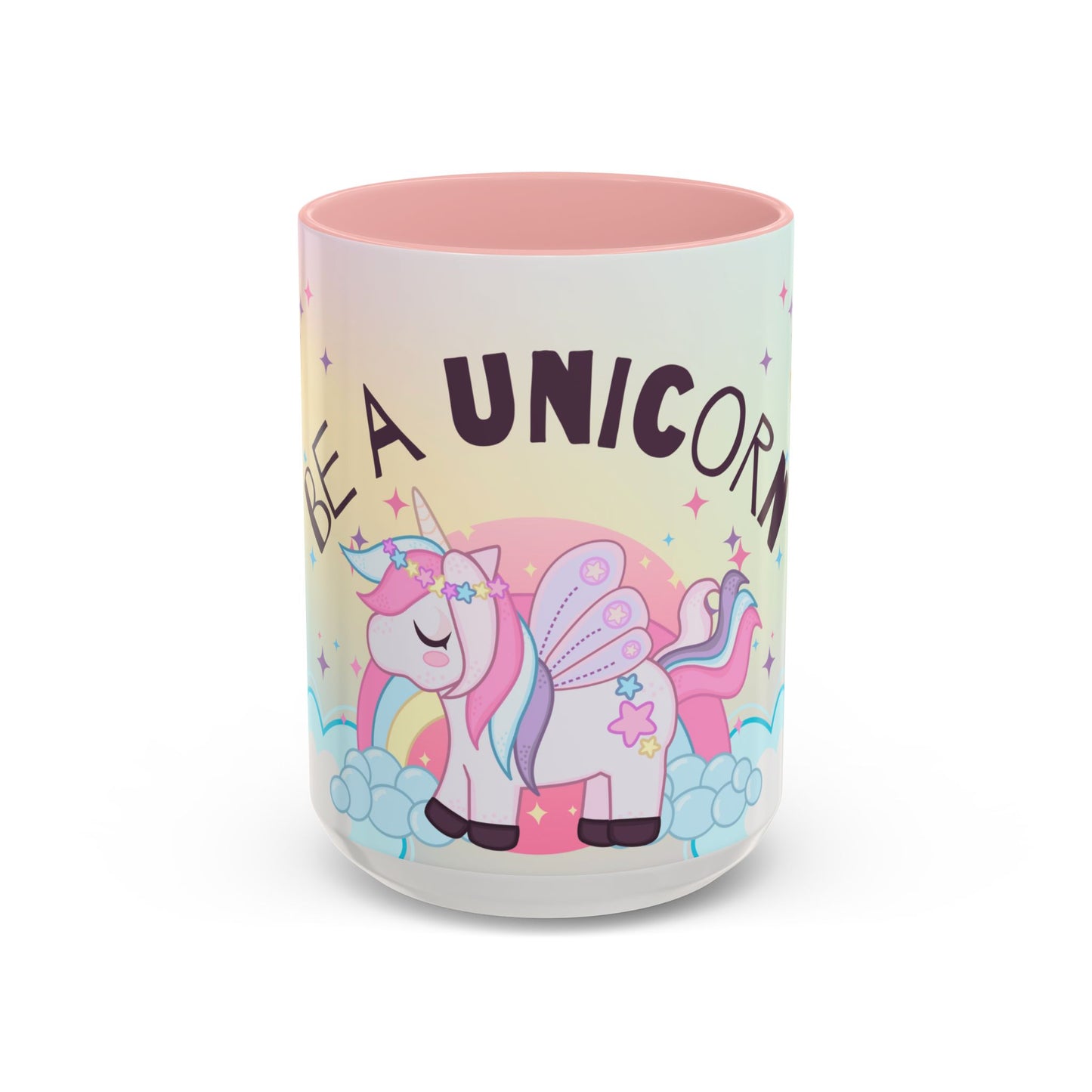 Be A Unicorn - Accent Coffee Mug (11, 15oz) - 11007