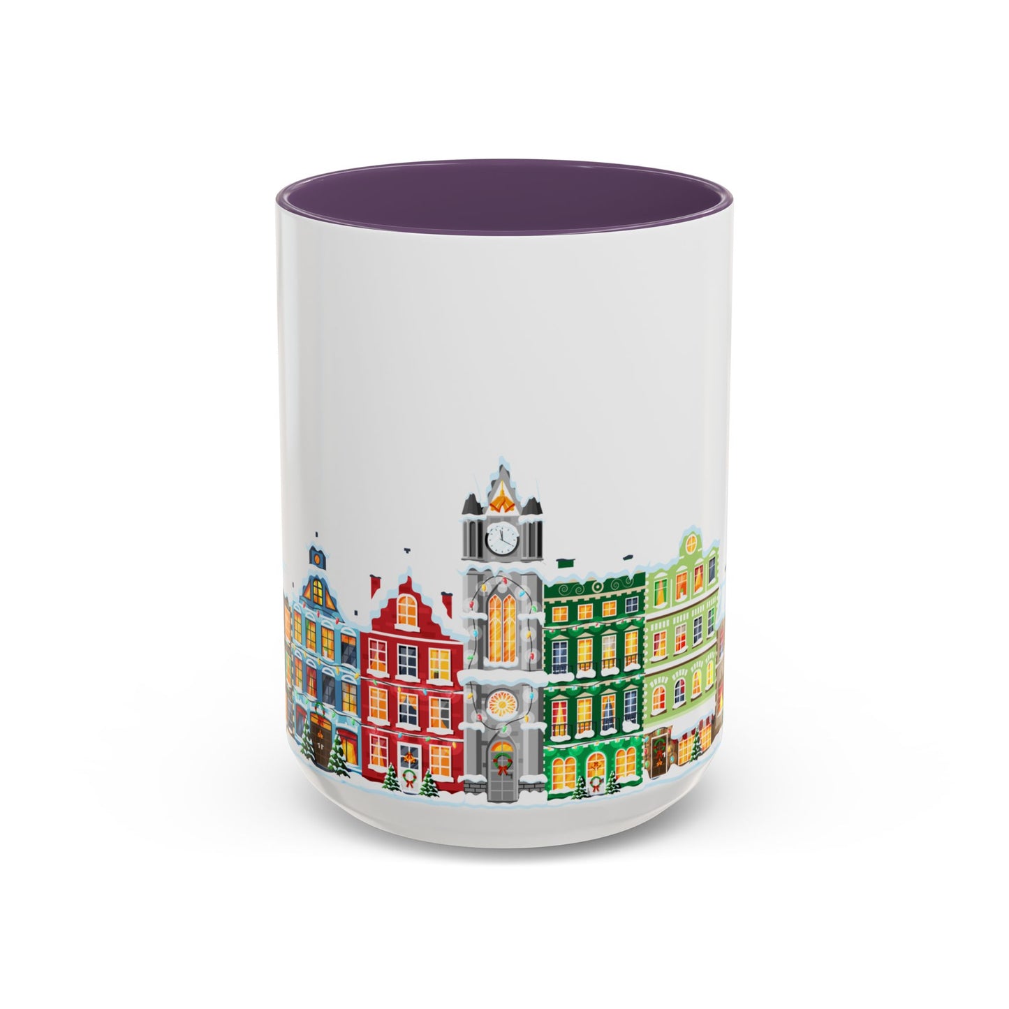 Christmas Houses - Accent Coffee Mug (11, 15oz) - 10438