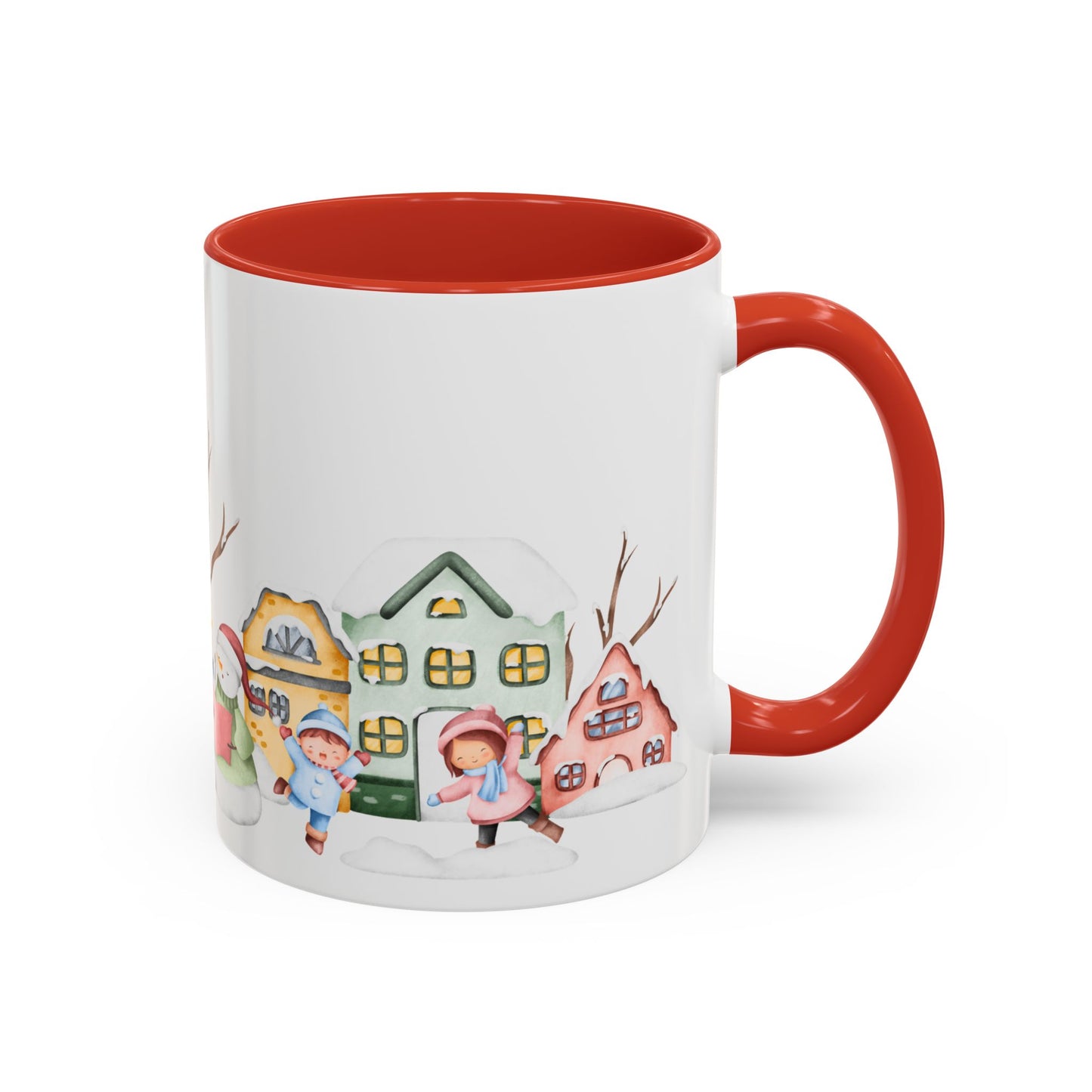 Winter Day, Outdoor - Accent Coffee Mug (11, 15oz) - 10455