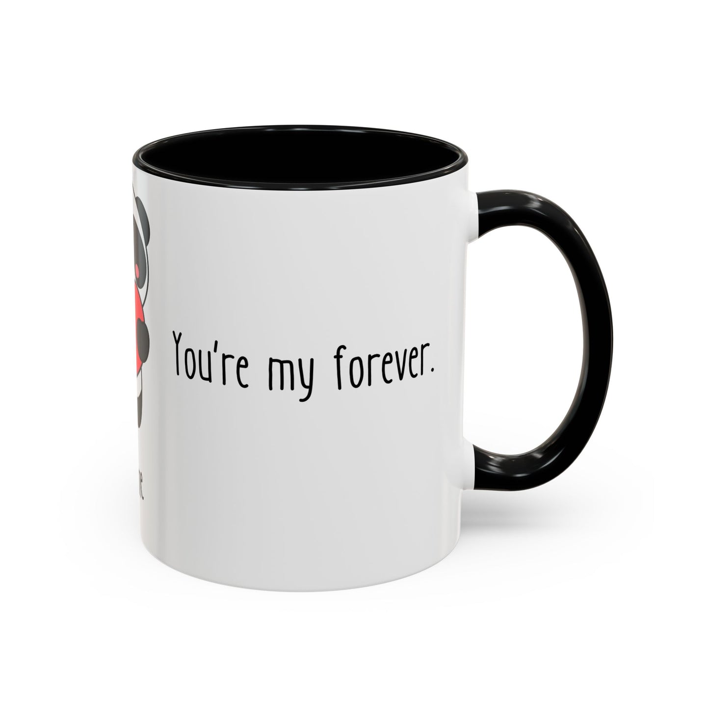 Panda, Be Mine - Accent Coffee Mug (11, 15oz) - 11431