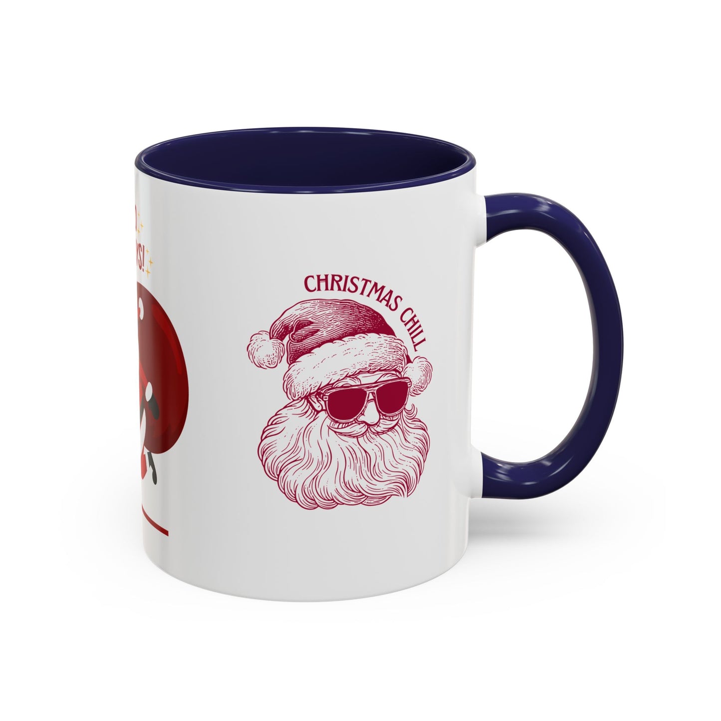 Santa, Ho Ho Holidays  - Accent Coffee Mug (11, 15oz)