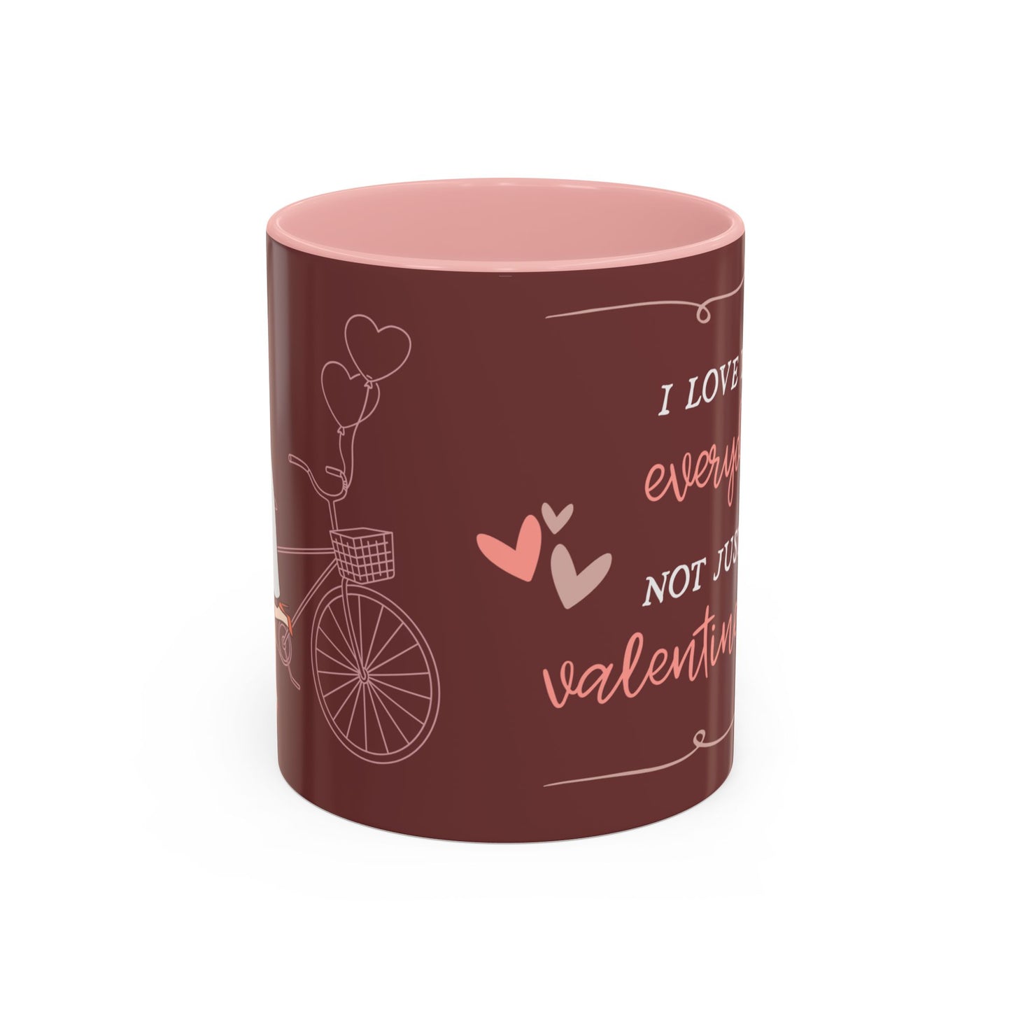 Couple, I Love You Every Day, Not Just On Valentine's Day - Accent Coffee Mug (11, 15oz) - 11134