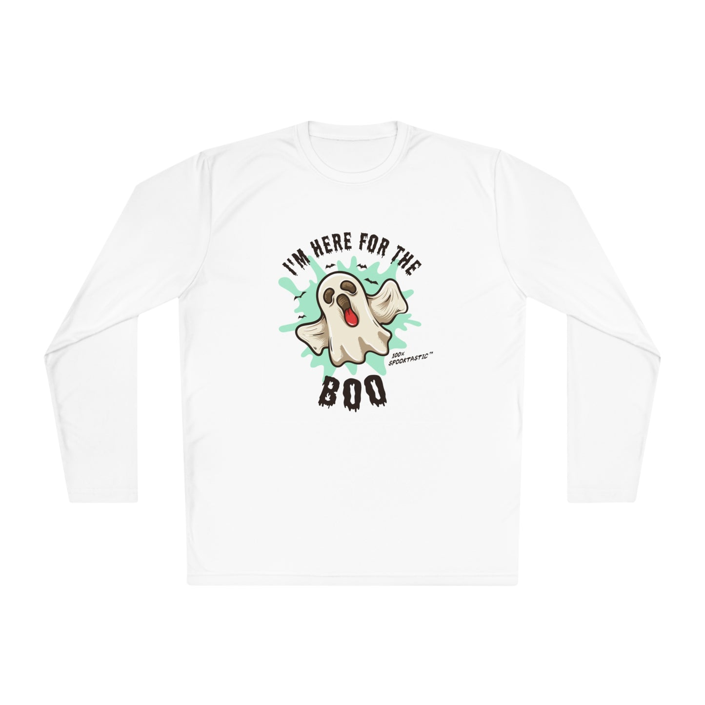 I am Here For The Boo - Unisex Lightweight Long Sleeve Tee