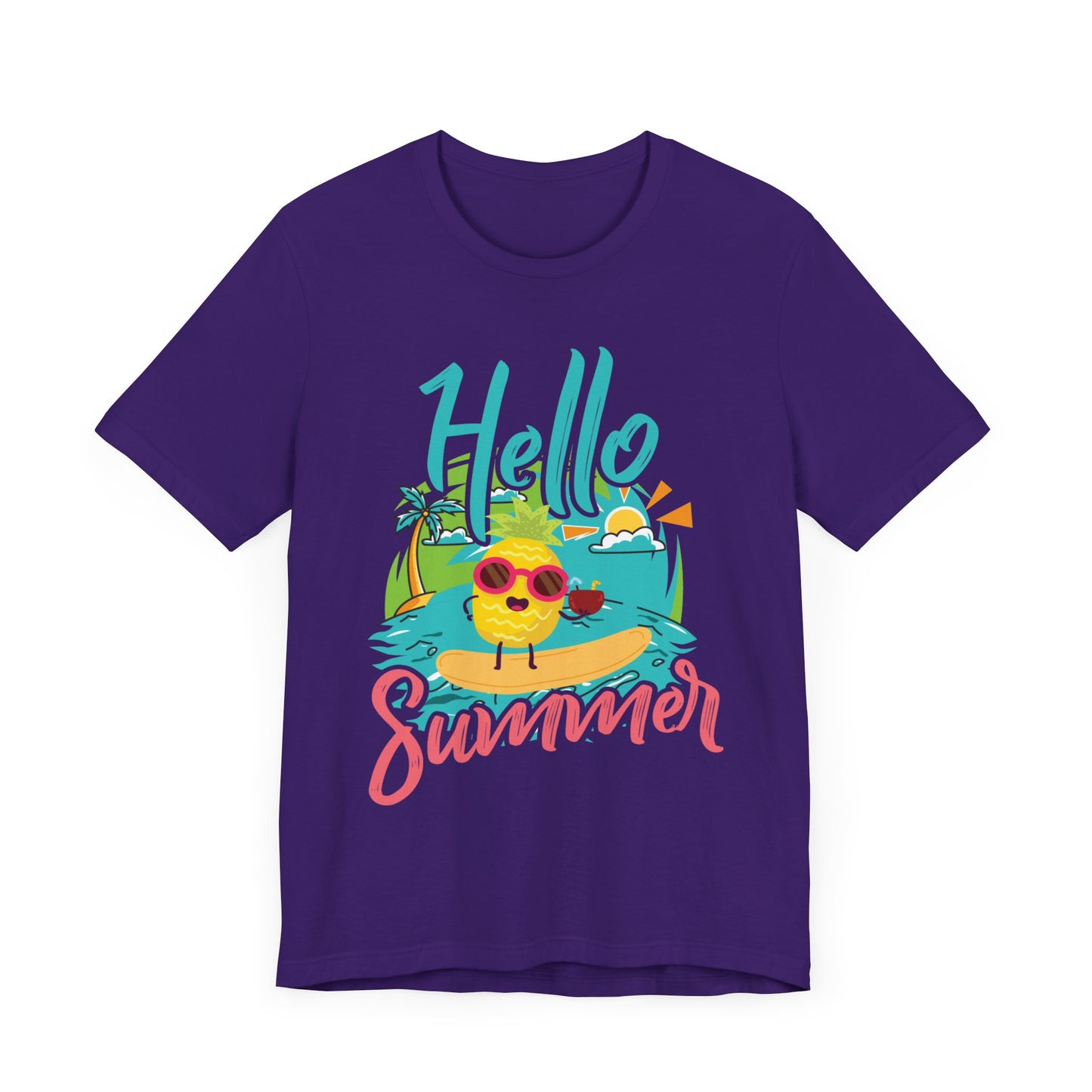 Hello Summer - Unisex Jersey Short Sleeve Tee - 13088