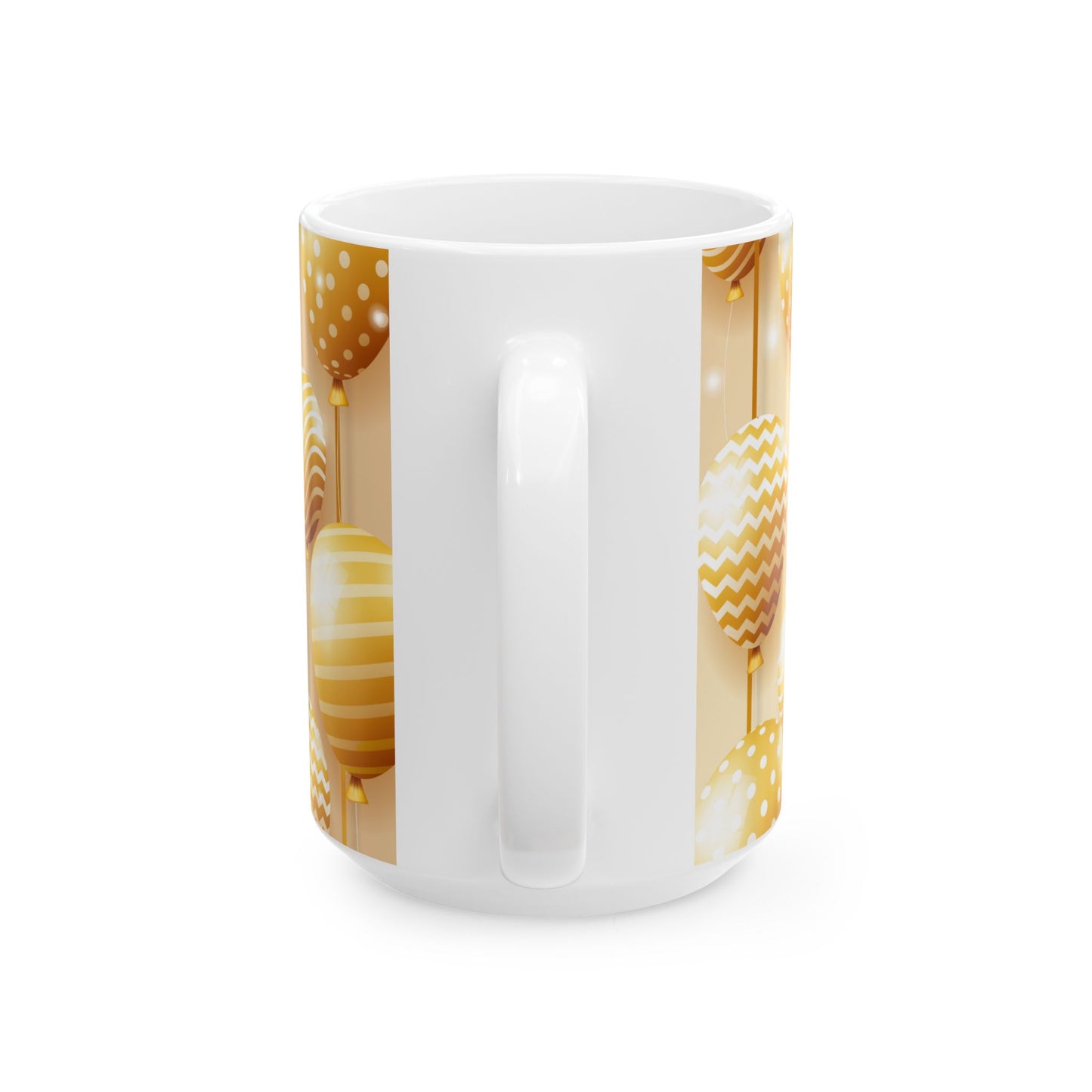 Happy Birthday Ceramic Mug, Customized Birthday Gift, Celebration Mug, Unique Birthday Present, Festive Coffee Cup - 13981