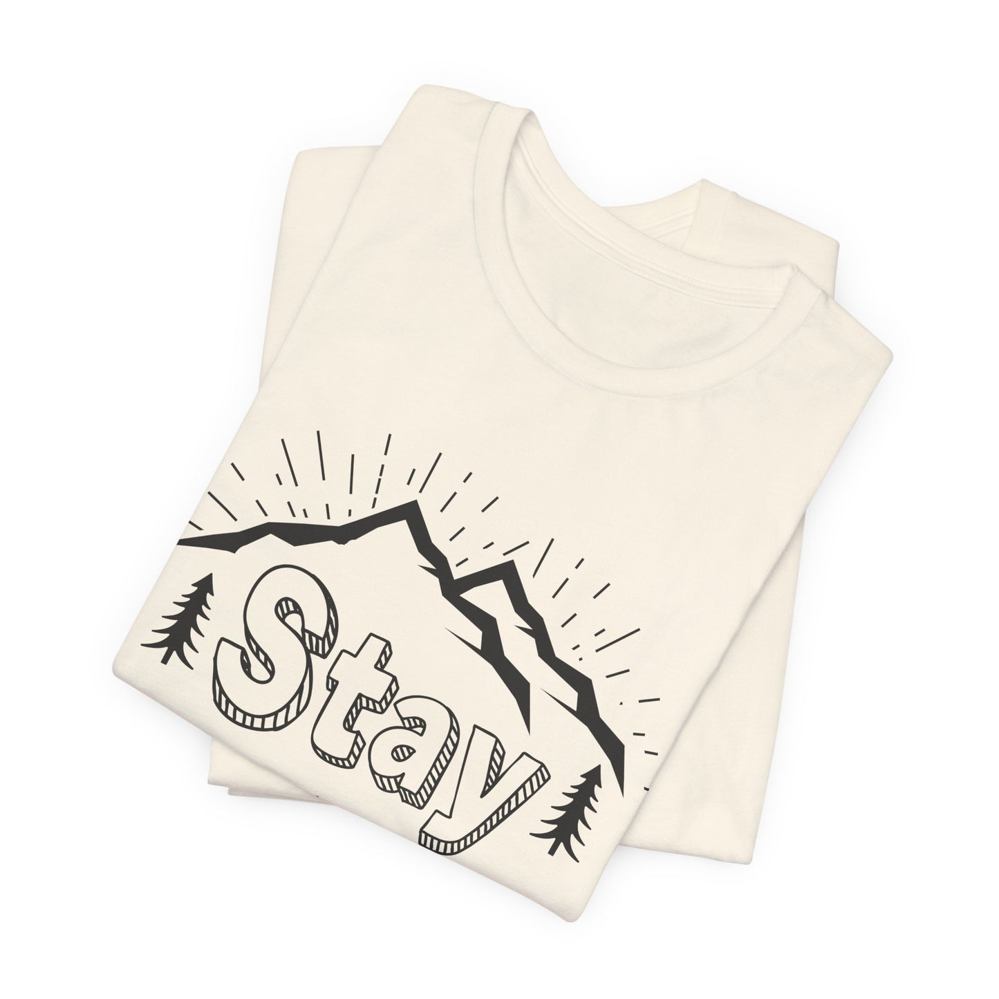 Camping: Stay Wild - Unisex Jersey Short Sleeve Tee