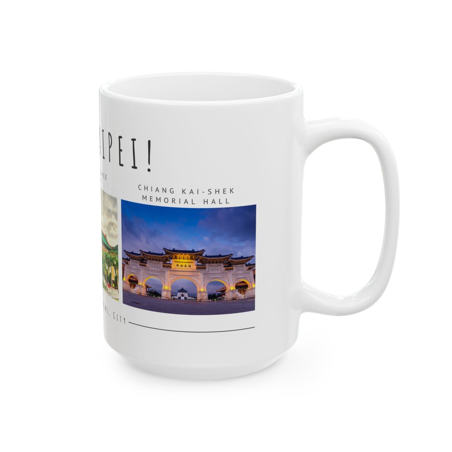 Hello, Taipei! Ceramic Travel Mug - 11oz & 15oz - 12179