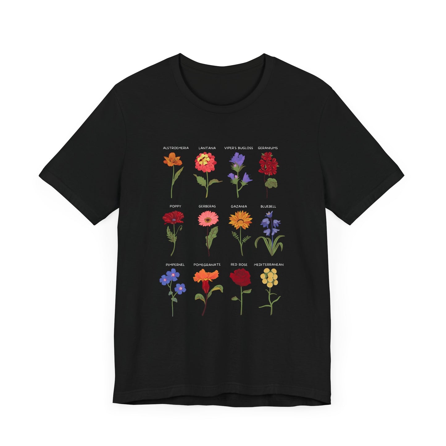 Summer Flowers - Unisex Jersey Short Sleeve Tee - 11568