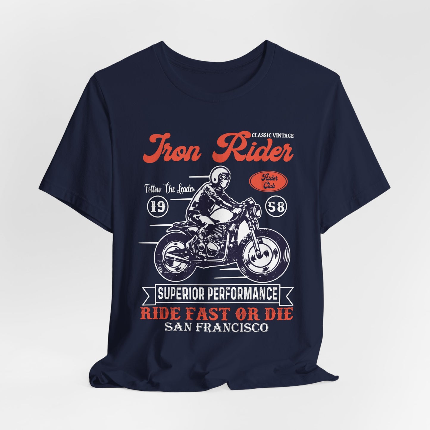 Iron Rider, Superior Performance - Unisex Jersey Short Sleeve Tee