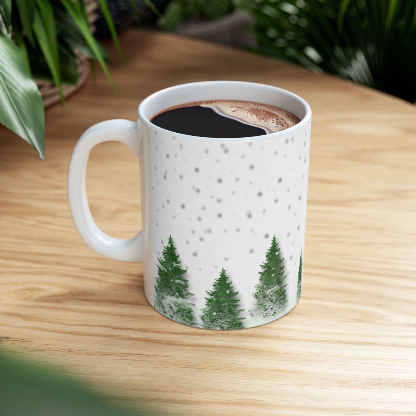 Winter, Forest - Ceramic Mug, (11oz, 15oz) - 10071