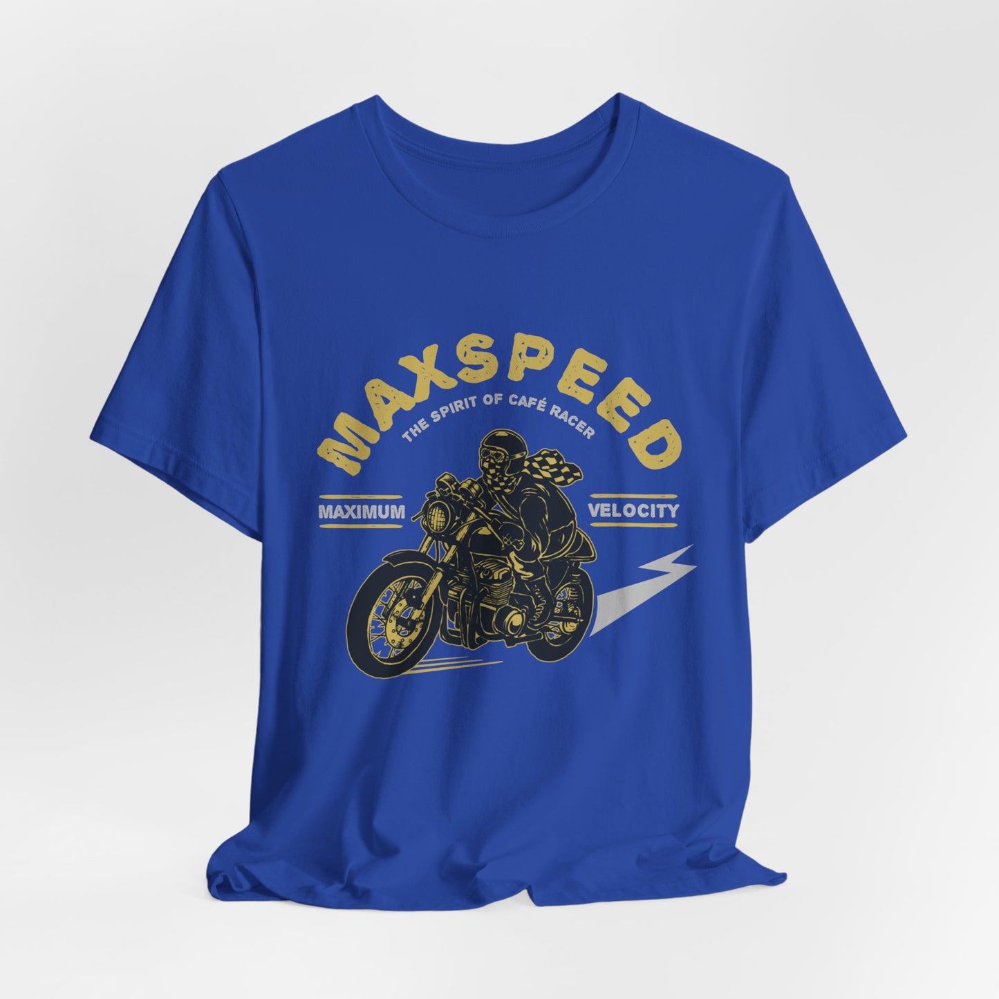 Maxspeed, The Spirit of Cafe Racer - Unisex Jersey Short Sleeve Tee