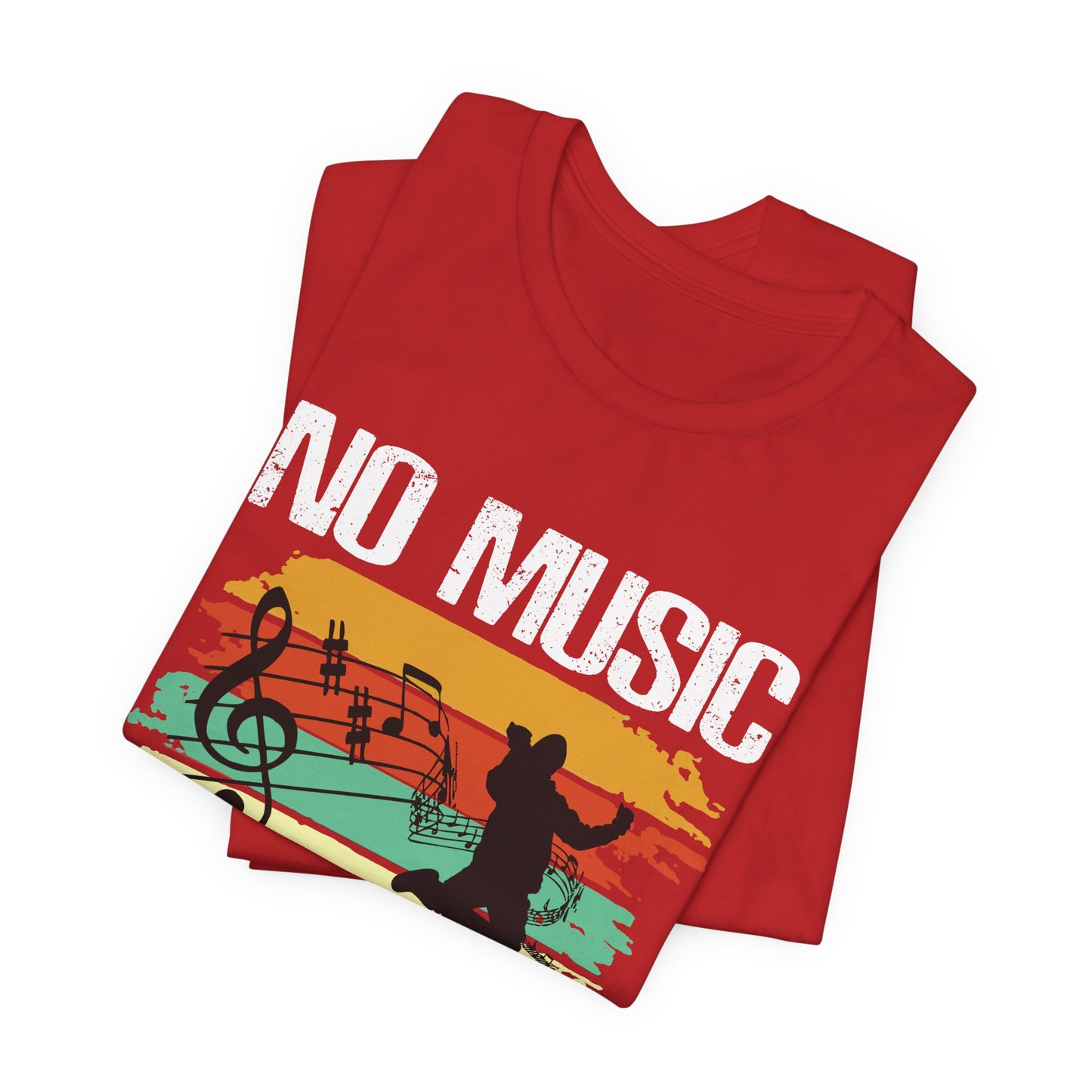 No Music No Life - Unisex Jersey Short Sleeve Tee