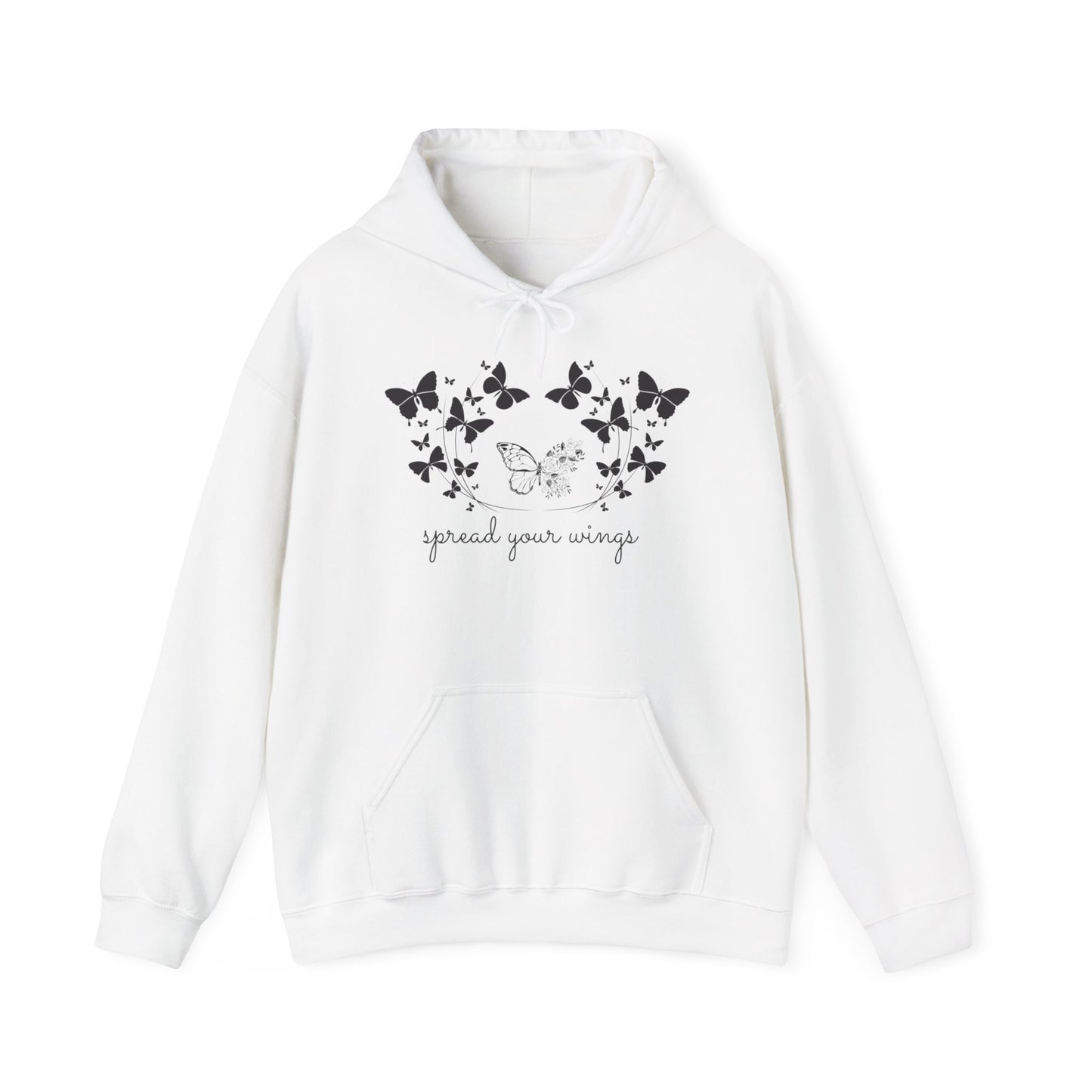 Butterfly, Spread Your Wings -  Unisex Heavy Blend™ Hooded Sweatshirt