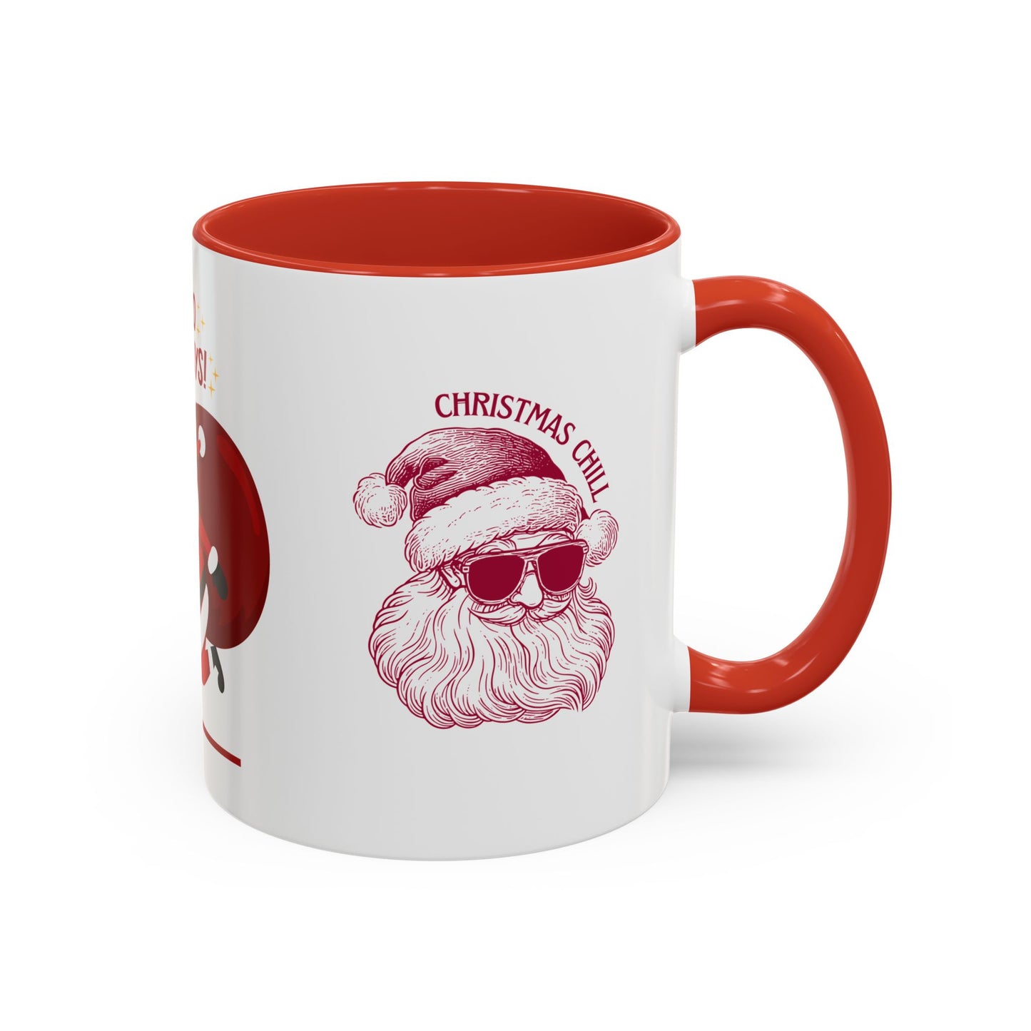 Santa, Ho Ho Holidays  - Accent Coffee Mug (11, 15oz)