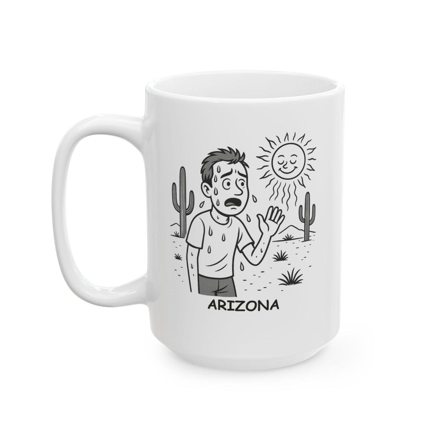 "If you think it's hot now, wait for summer." Ceramic Mug - 13074