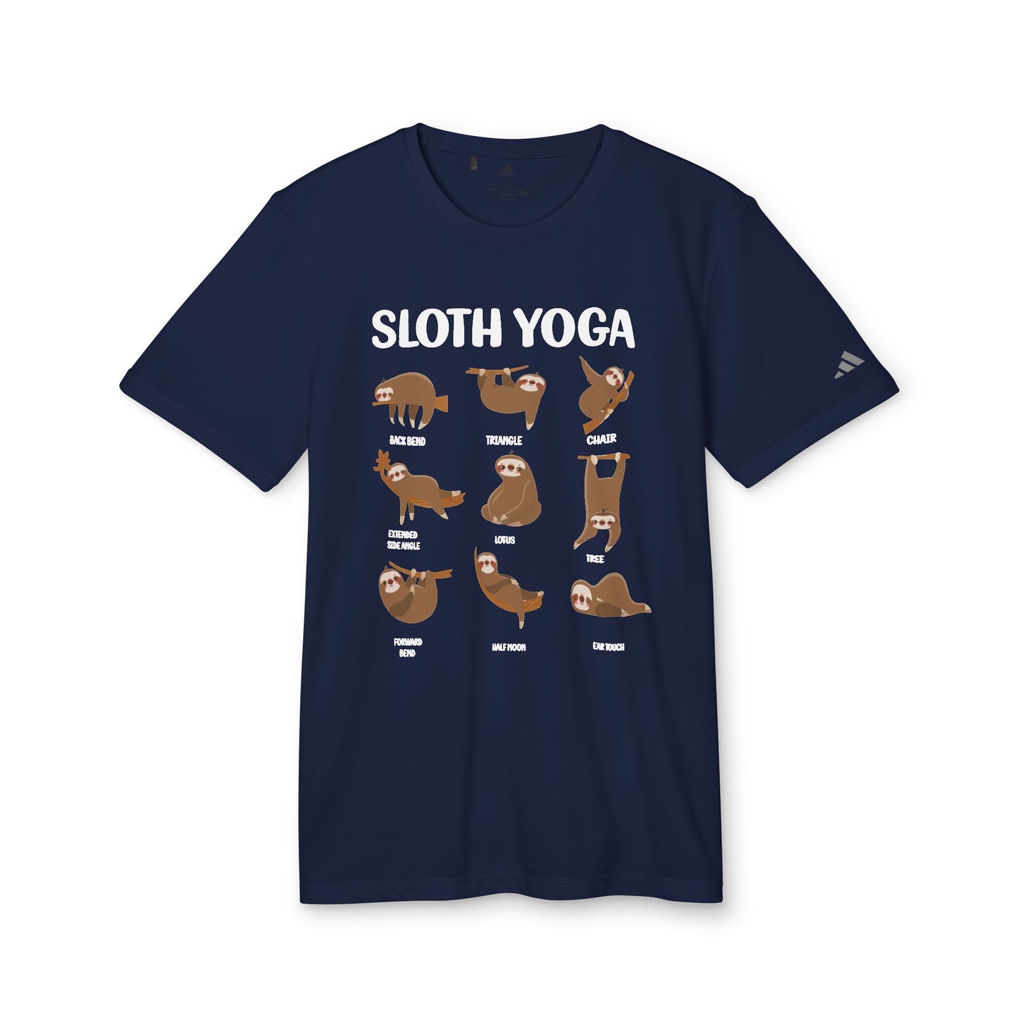 Sloth Yoga - Adidas Unisex Sport T-shirt - 12219