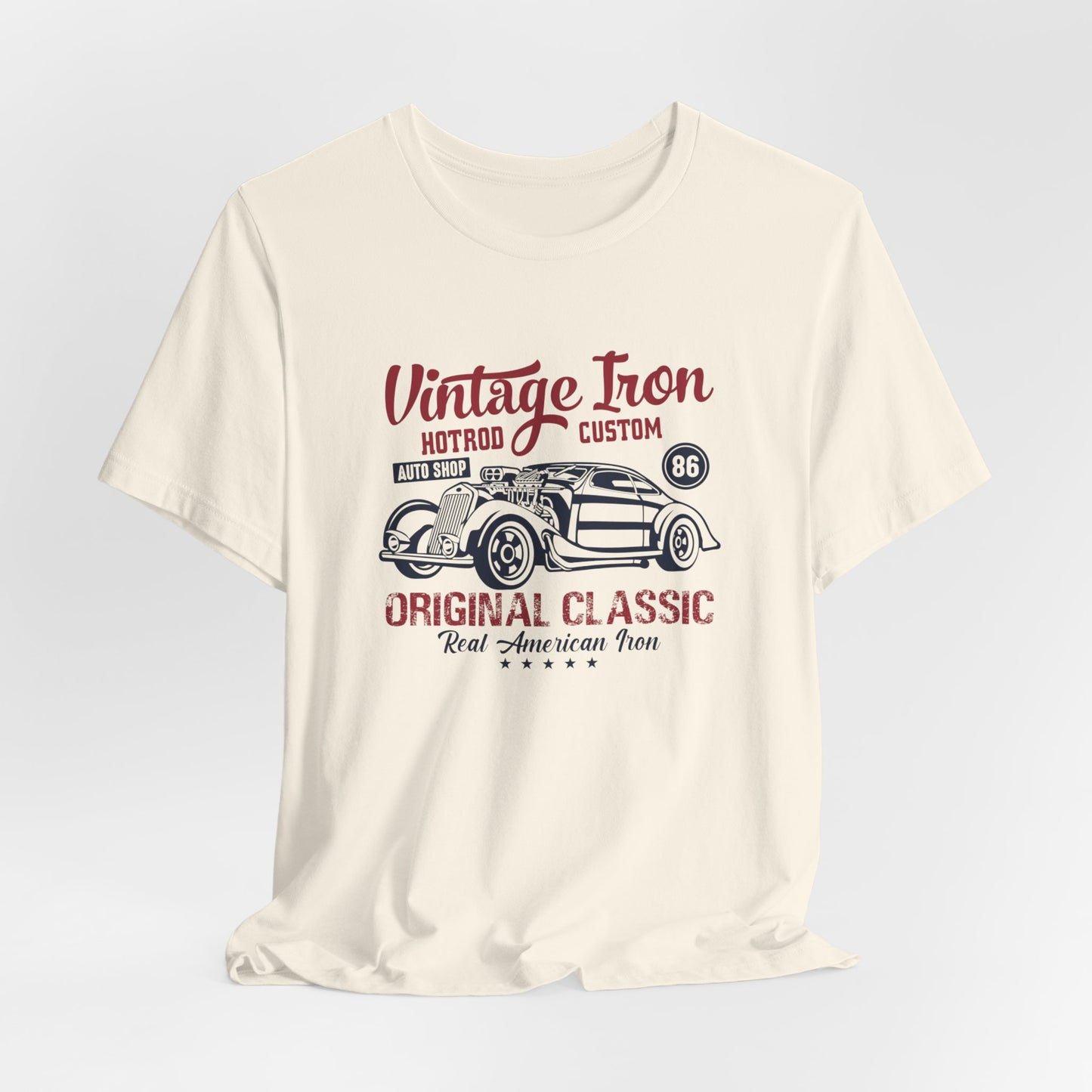 Vintage Iron, Hotrod Custom, Original Classic - Unisex Jersey Short Sleeve Tee