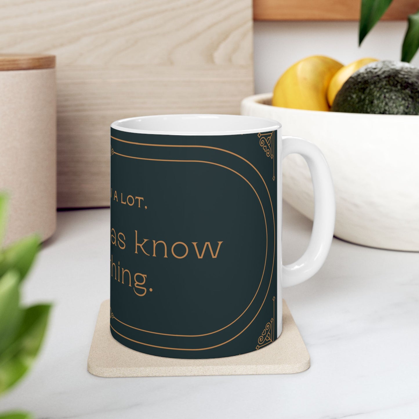 Grandpas Know Everything Ceramic Mug | Perfect Gift for Dads, Father's Day, Birthdays, Coffee Lovers, Funny Mugs - 14067