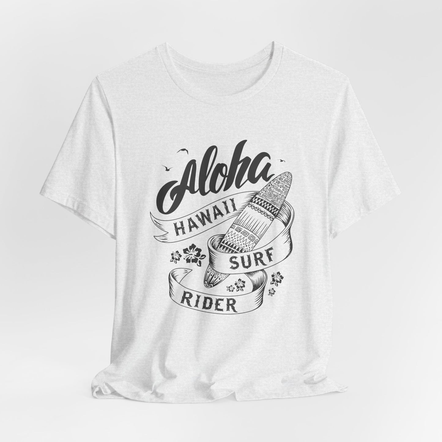 Aloha, Hawaii, Surf Rider - Unisex Jersey Short Sleeve Tee