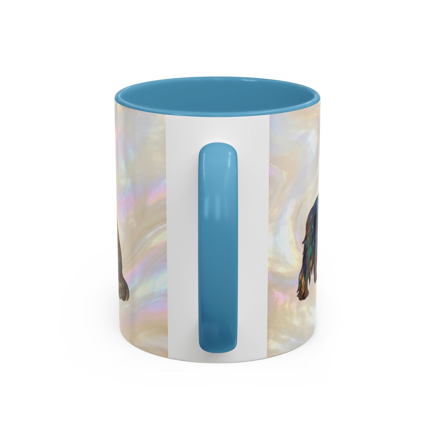 Yorkie Accent Coffee Mug – Stained Glass Design 11/15oz - 14653
