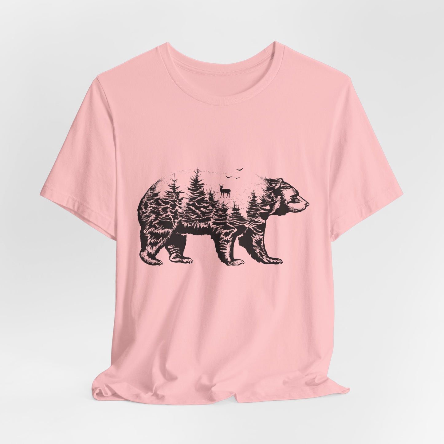 Camping: Bear - Unisex Jersey Short Sleeve Tee