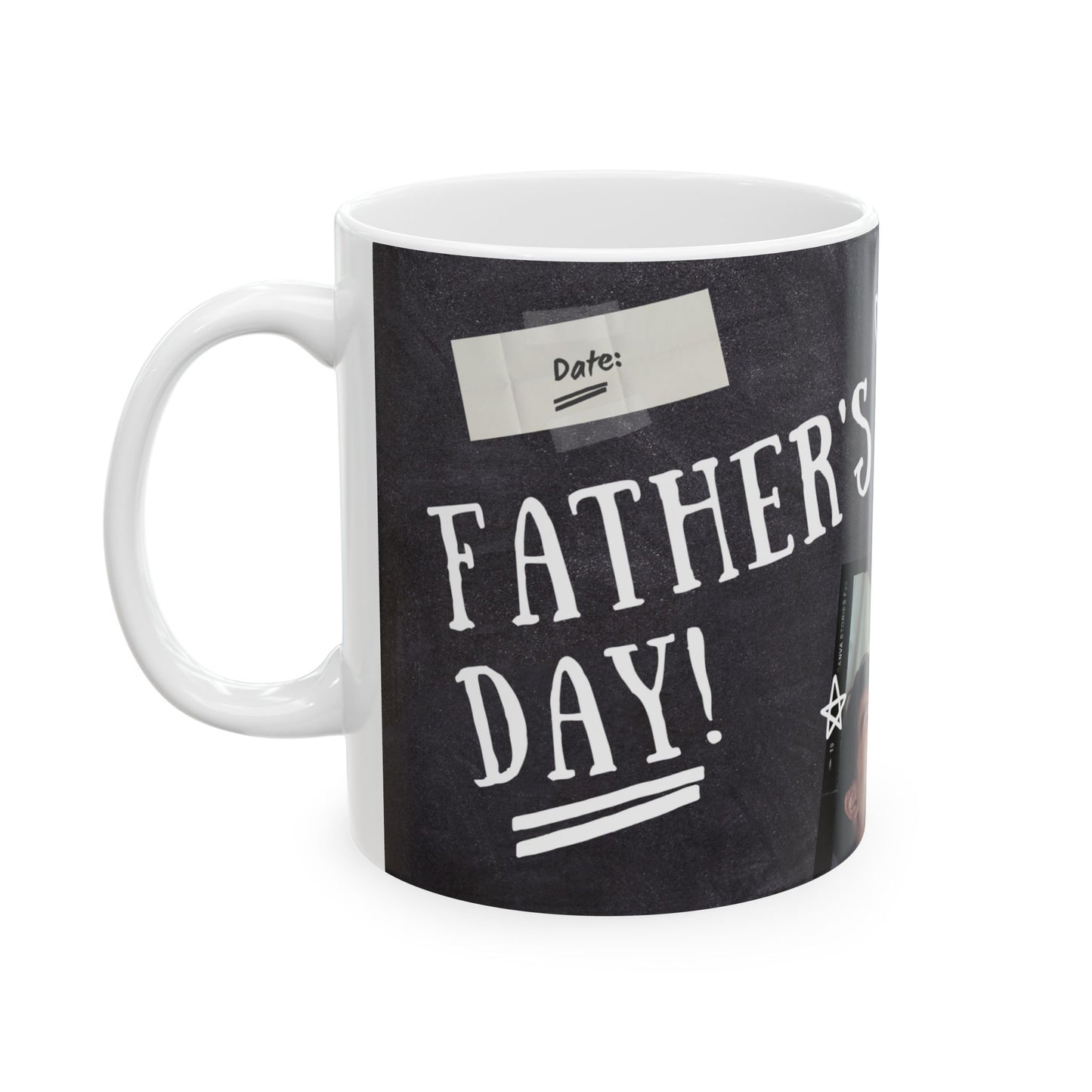 Personalized Ceramic Mug, Customizable Coffee Cup, Perfect Gift for Birthdays, Father's Day - 14068