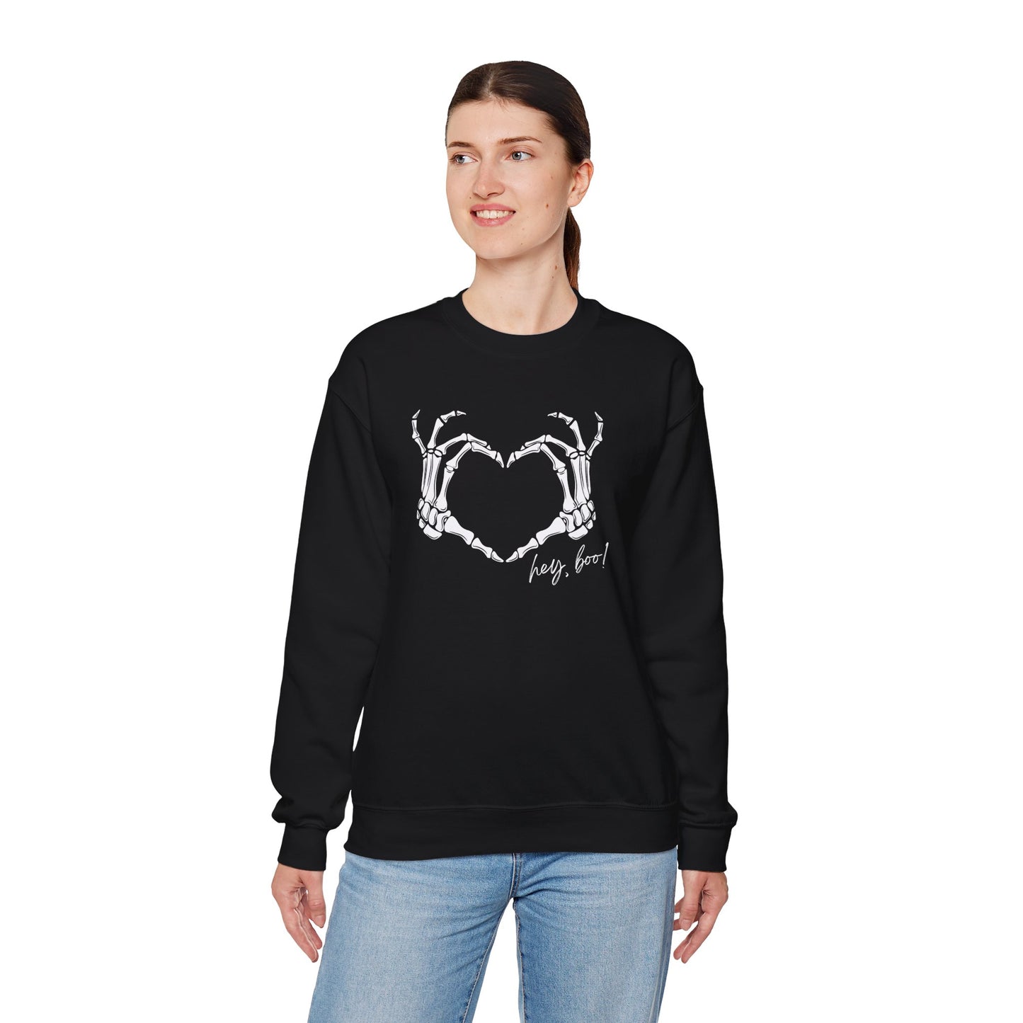 Hey, Boo! - Unisex Heavy Blend™ Crewneck Sweatshirt