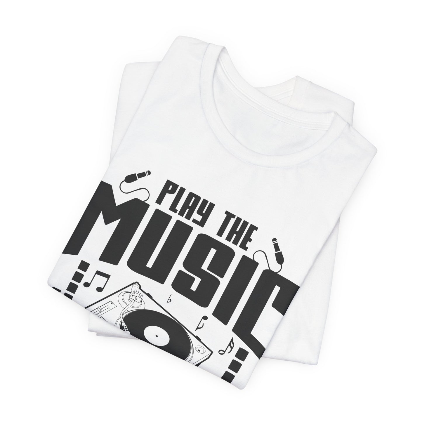 Play The Music Instrument - Unisex Jersey Short Sleeve Tee