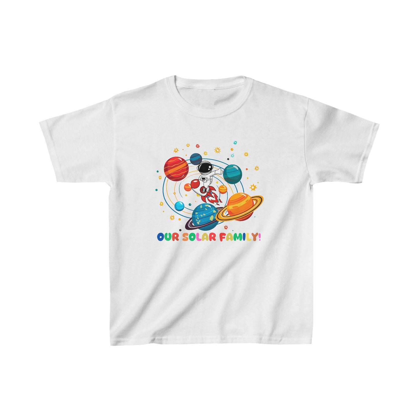 Our Solar Family! - Kids Heavy Cotton™ Tee