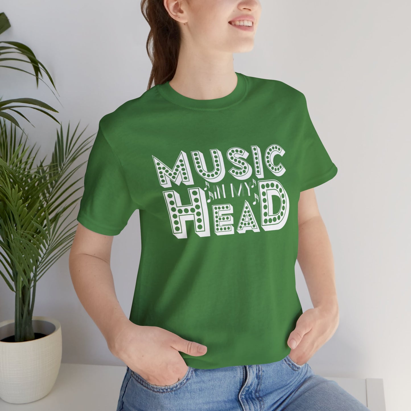 Music In My Head - Unisex Jersey Short Sleeve Tee