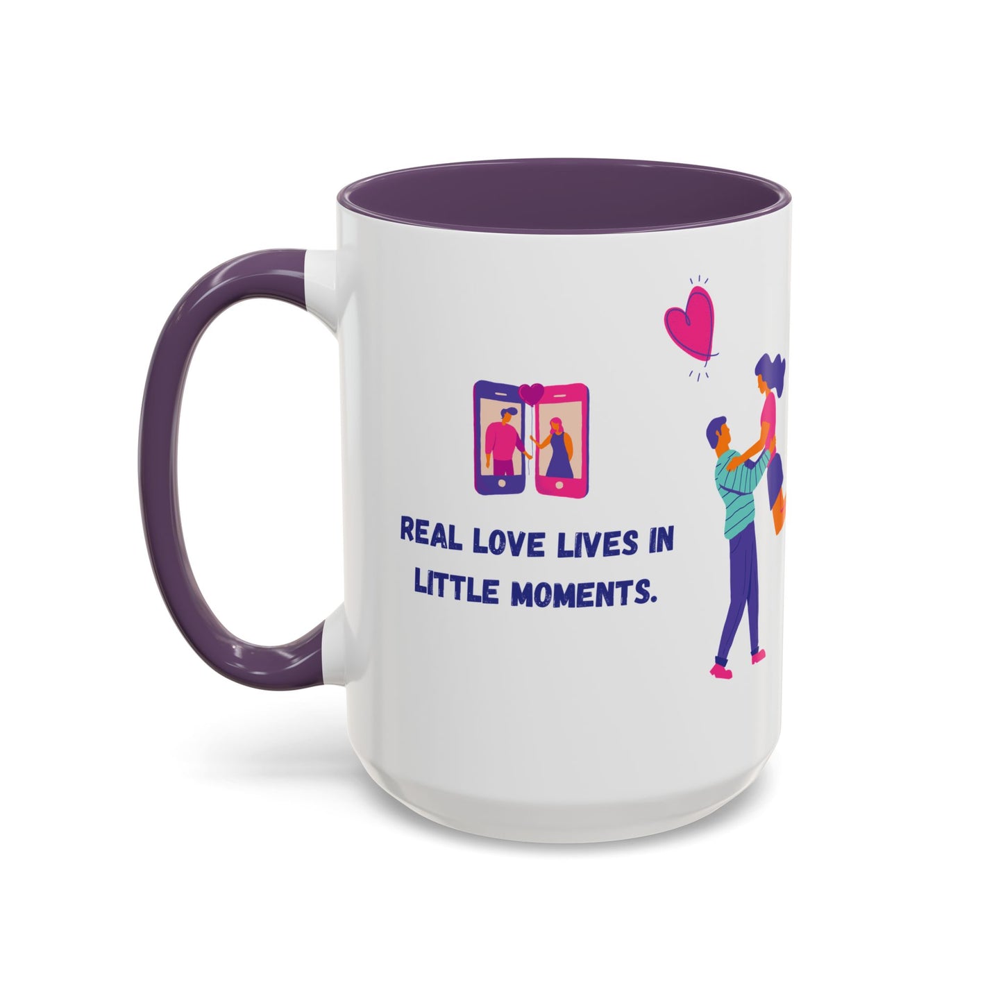 Love Sees Imperfection Perfectly. - Accent Coffee Mug (11, 15oz) - 11560