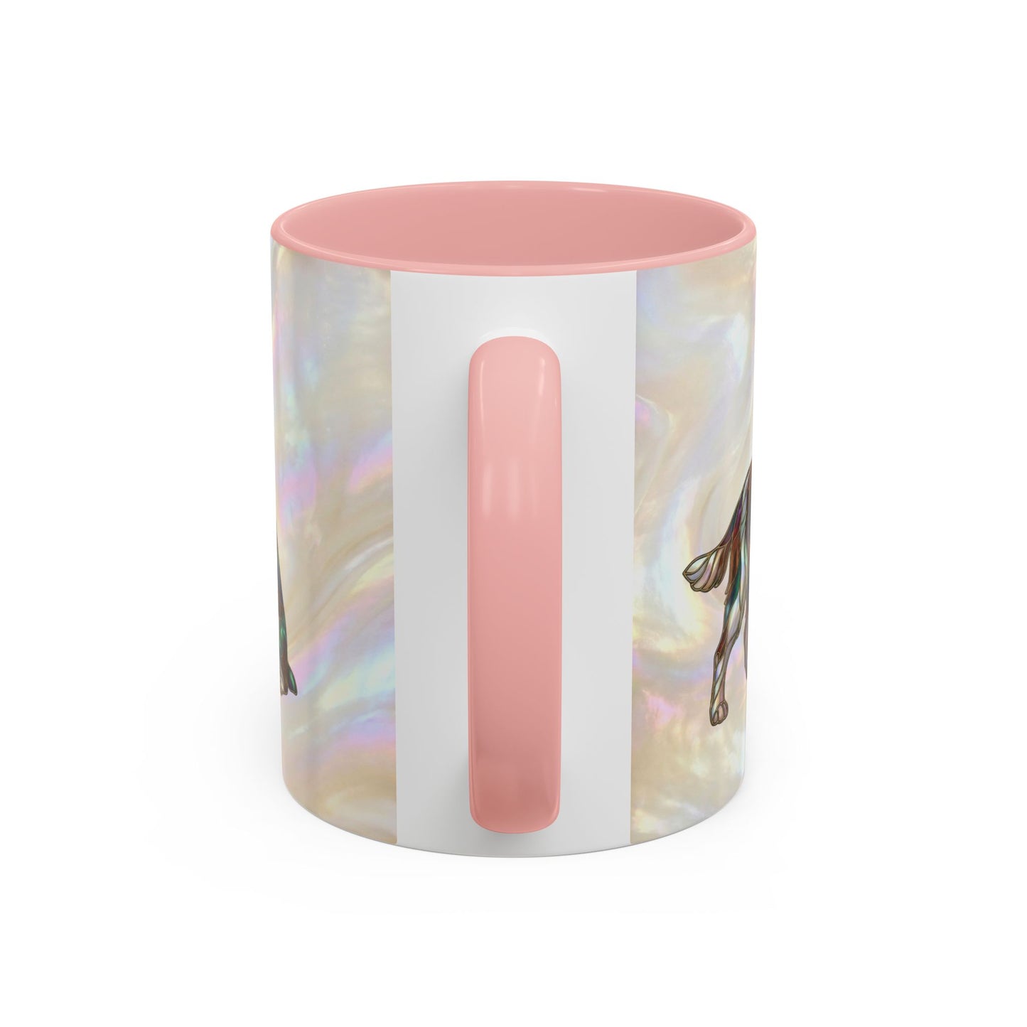 Springer Spaniel Accent Coffee Mug – Stained Glass Design 11/15oz - 14648