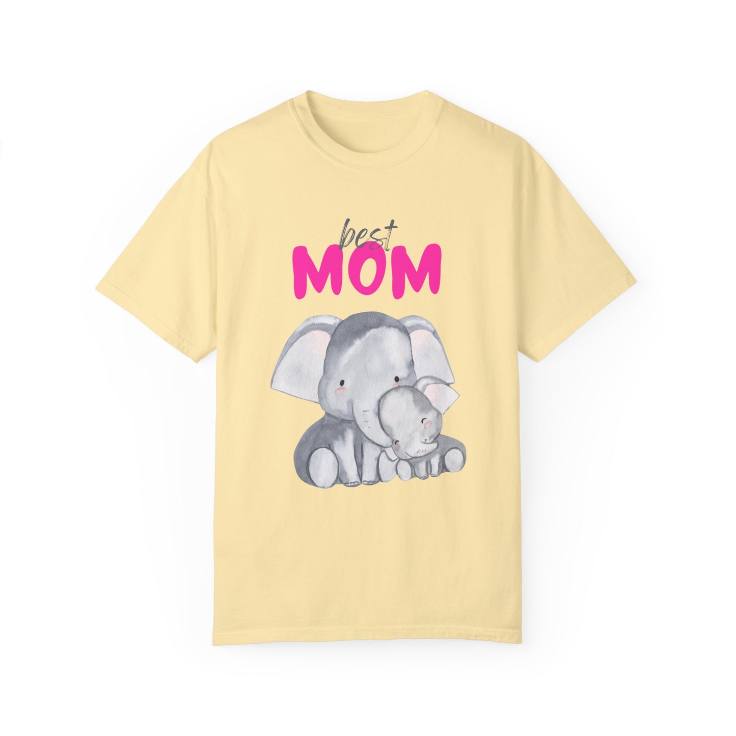 Best Mom Elephant Graphic T-Shirt for Mother's Day - 11820