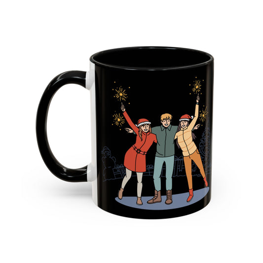 Happy New Year - Accent Coffee Mug (11, 15oz) - 10891