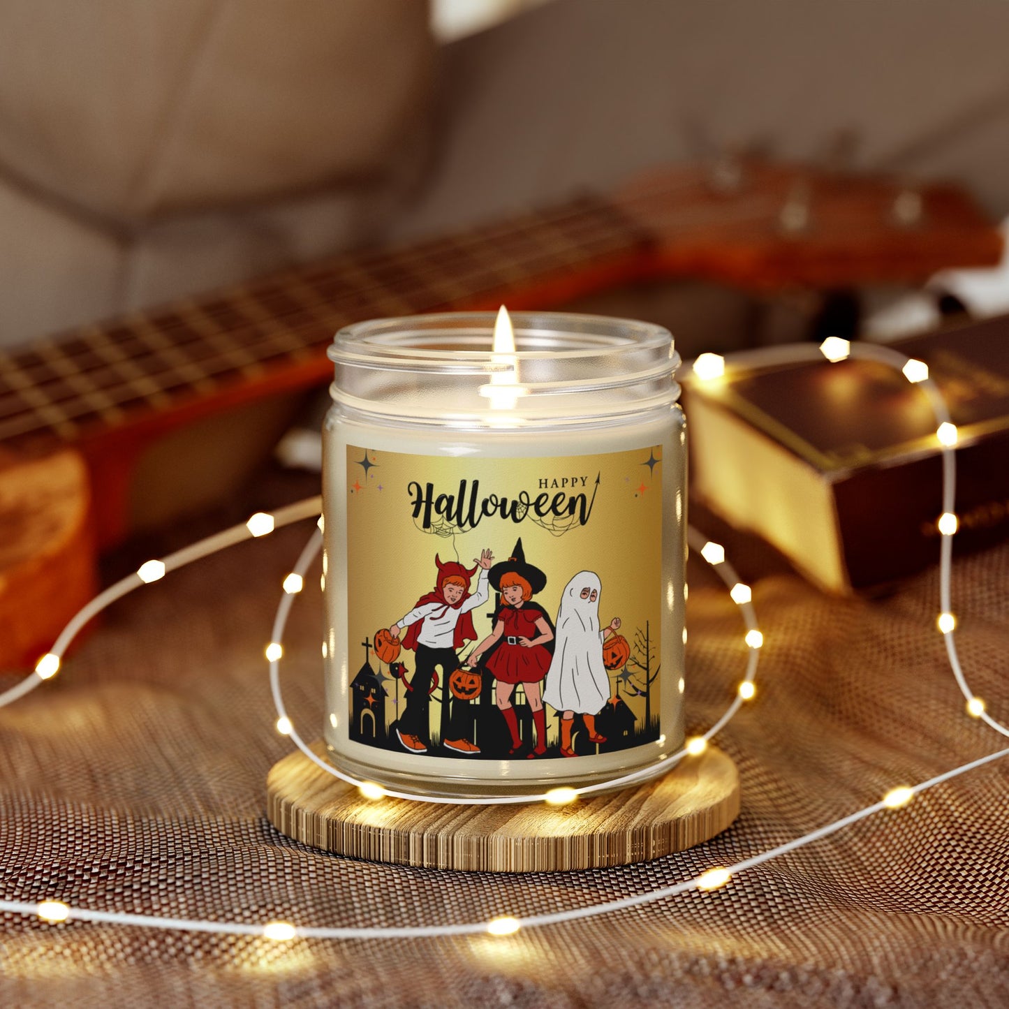 Kids, Happy Halloween - Coconut Apricot Wax (4oz, 9oz)