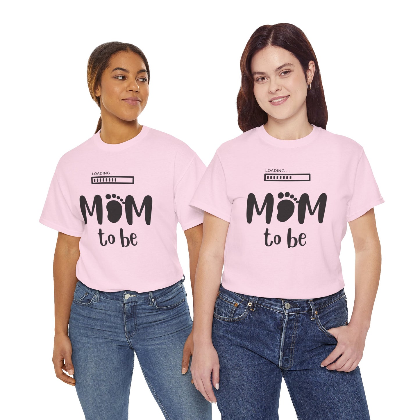 Mom to Be Shirt – Pregnancy Announcement Gift Tee with Loading Bar - 14879