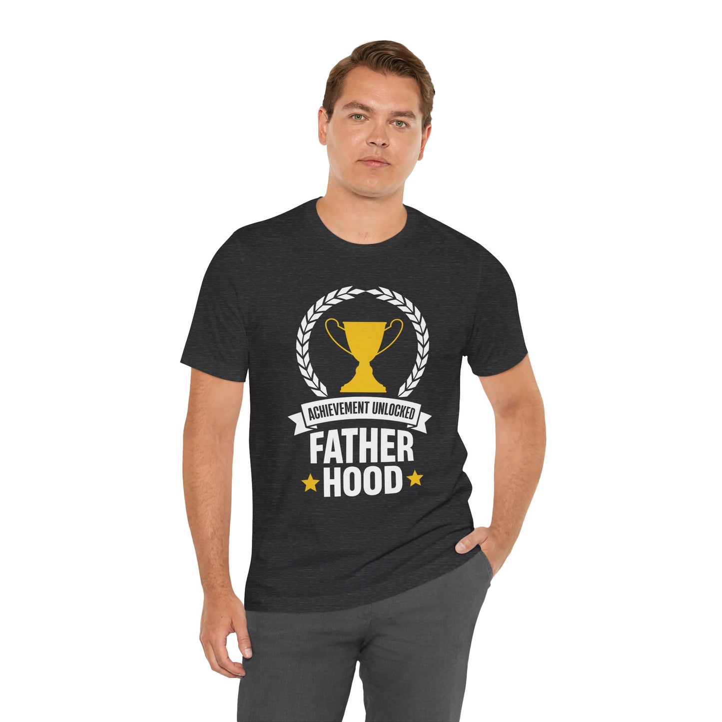 Achievement Unlocked, Fatherhood - Unisex Jersey Short Sleeve Tee - 13726