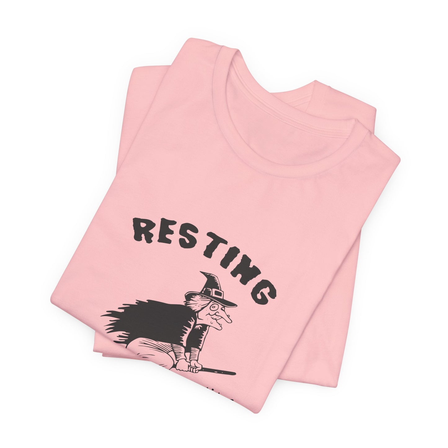 Halloween: Resting Witch Face - Unisex Jersey Short Sleeve Tee