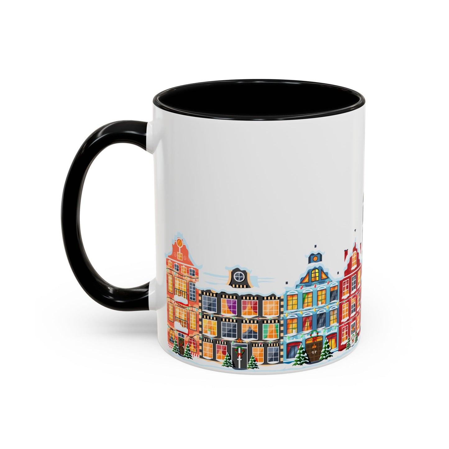 Christmas Houses - Accent Coffee Mug (11, 15oz) - 10438