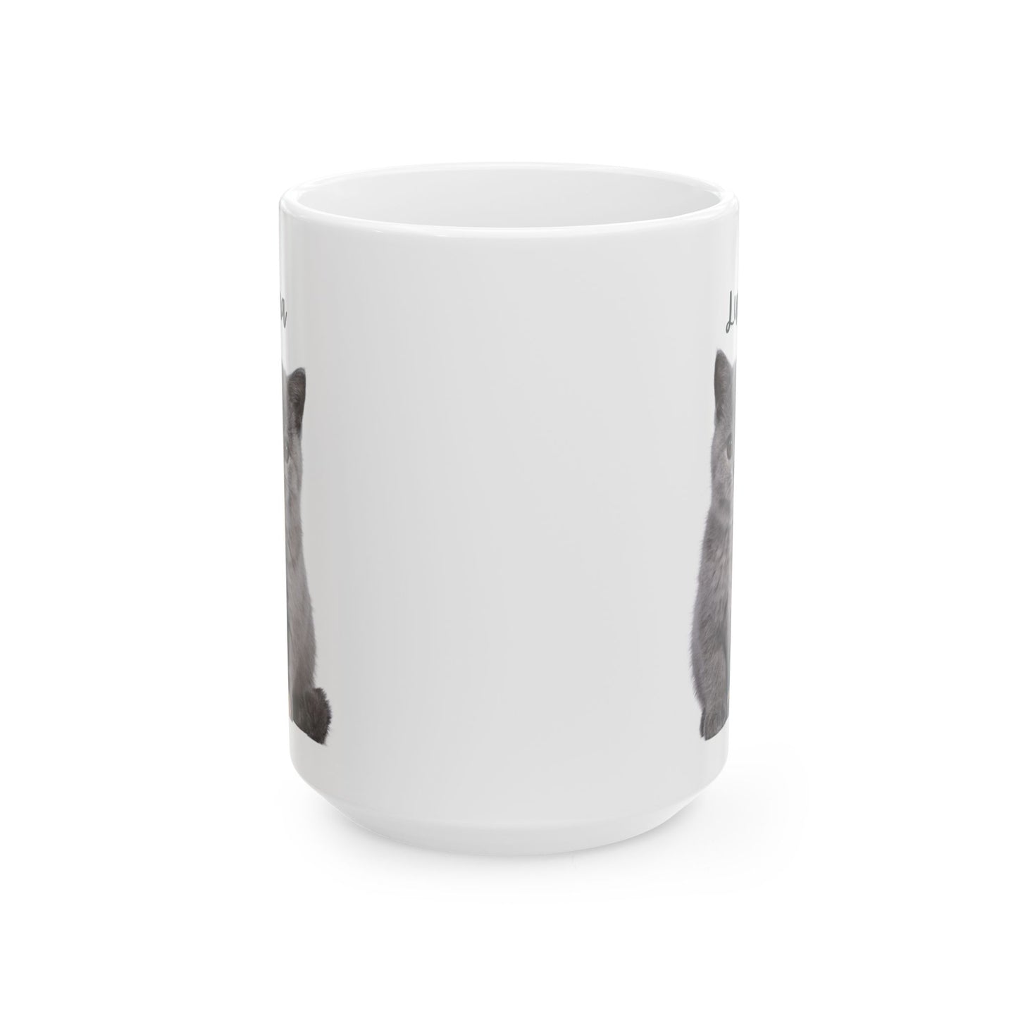 Cozy Cat Ceramic Mug - Perfect for Pet Lovers, Gifts, Home Decor, Coffee, Tea - 14191